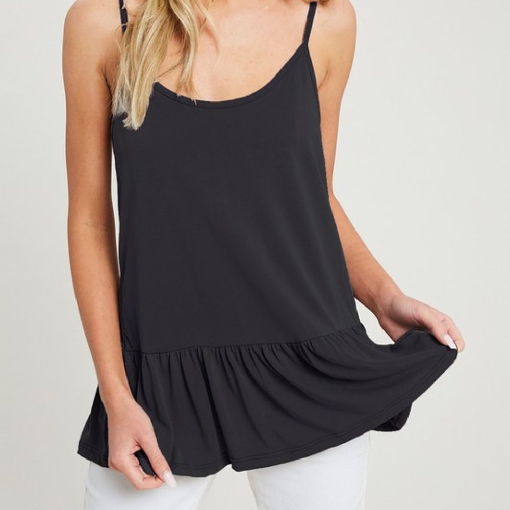 Peplum Cami Tank NWT - Picture 1 of 3